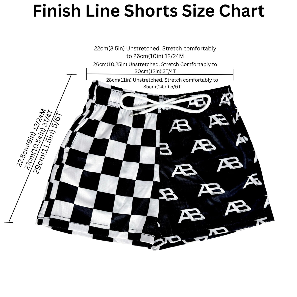 Finish Line Checkered Shorts
