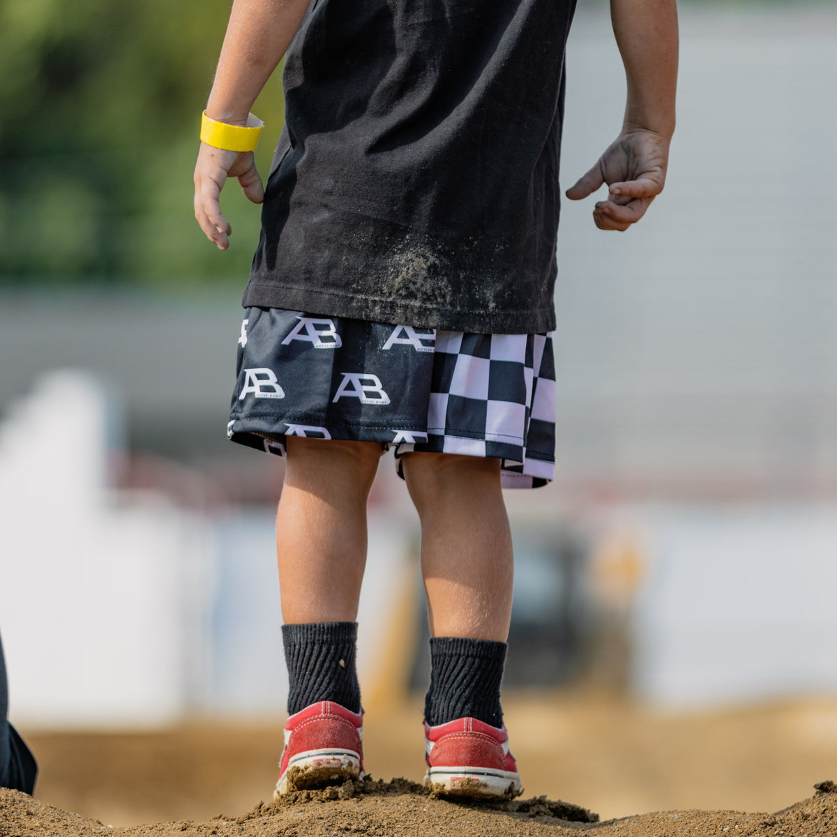 Finish Line Checkered Shorts
