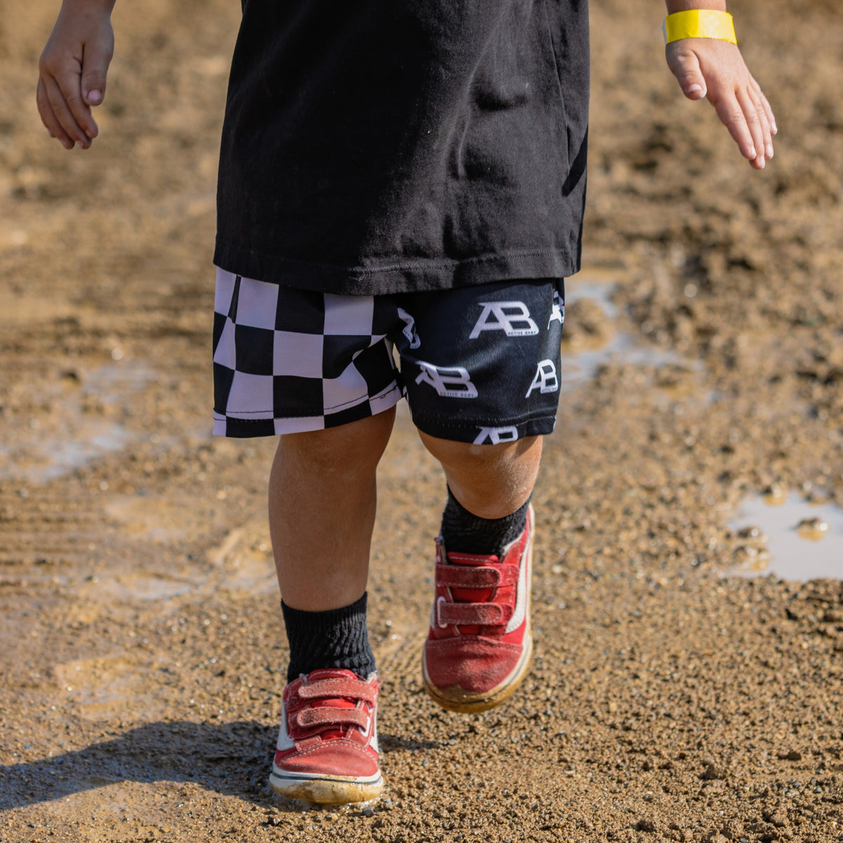 Finish Line Checkered Shorts